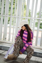 Salty Skater tee - Purple/Pink