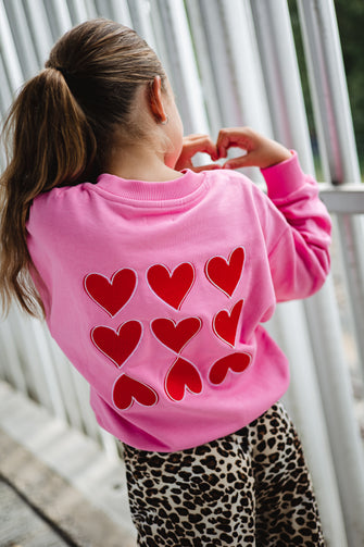Salty Sweater hearts - Pink