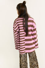 Salty Skater tee big/small stripes