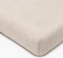 Aankleedkussenhoes | Wieg hoeslaken | Fleece | Off White