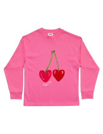 Salty Skater tee Cherry - Pink | Adult one size