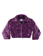 Salty velours jacket - Purple
