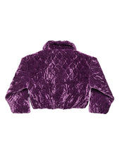 Salty velours jacket - Purple