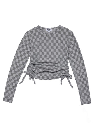 Checker long sleeve - Grey