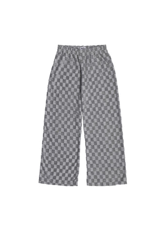 Checker wide leg - Grey | Adult one size