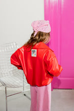 SALTY X BO Jacket Vegan Leather - Red